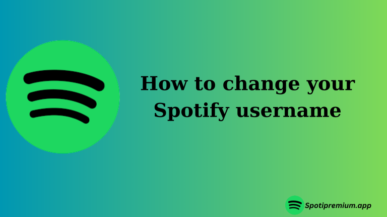 How to change your Spotify username